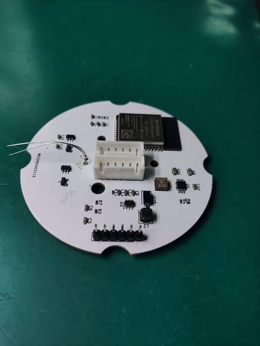 Light engine PCB reverse showing JVION silkscreen