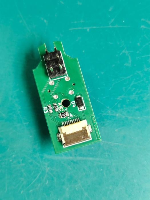 Green charging PCB back view 1