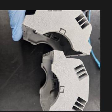 SLS enclosure halves